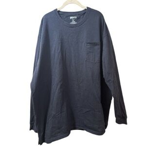 DULUTH TRADING CO. Men’s Longtail T Straight Cut Extra Length 3X Navy